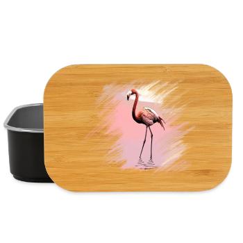 flamingo - Lunch Box - black - Front