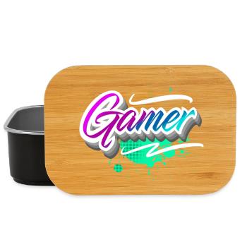 Gamer - Lunch Box - black - Front