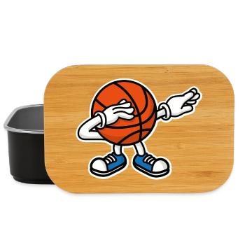 Dab dabbing basketball ball﻿ - Lunch Box - Schwarz - Vorne