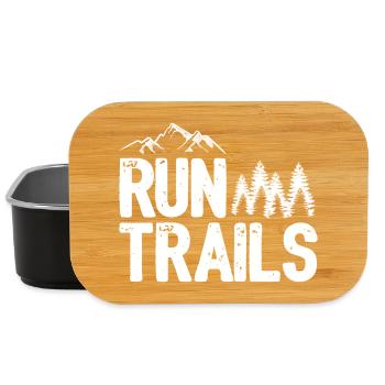 Run Trails - Boîte à goûter - noir - Devant