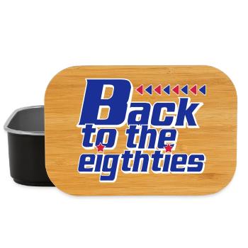 Back to the Eighties Retro - Lunch Box - black - Front