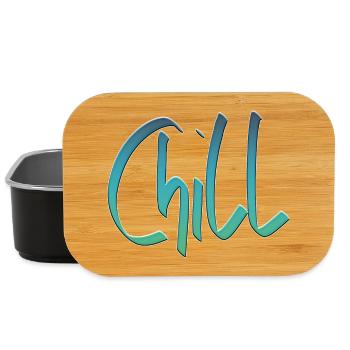 Chill again - Lunch Box - black - Front