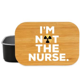 I'm not the nurse Humour Manip Radio Radiologie - Lunch Box - black - Front