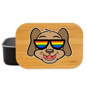 Sexualität Cool Hund Transgender Csd Lgbt Schwul - Lunch Box - Schwarz - Vorne