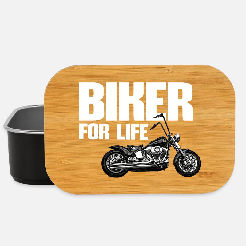 Motard pour la vie - Boîte à goûter - noir
