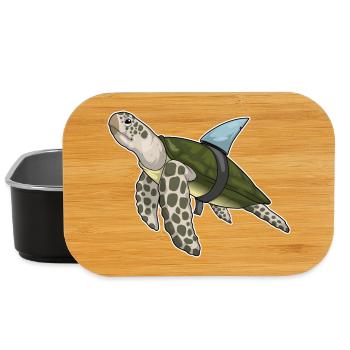 Aileron de requin tortue - Boîte à goûter - noir - Devant