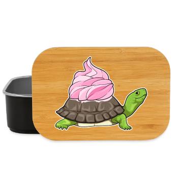 Glaçage de tortue - Boîte à goûter - noir - Devant