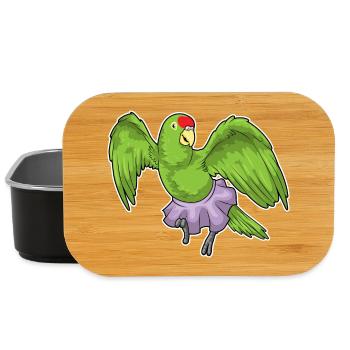 Parrot Ballerina Ballet Danse - Boîte à goûter - noir - Devant