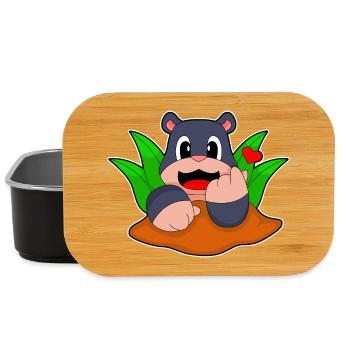 Funny Mole - Lunch Box - black - Front