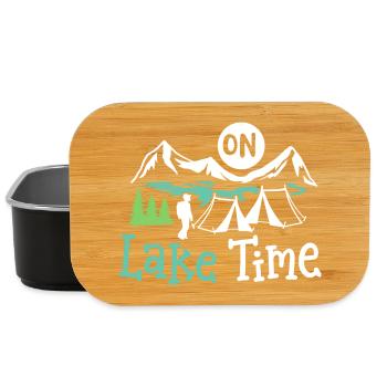 See Camping Zelten - Lunch Box - Schwarz - Vorne