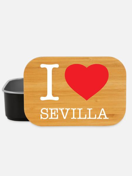 J’AIME SÉVILLE Espagne Espagnol - Boîte à goûter - noir