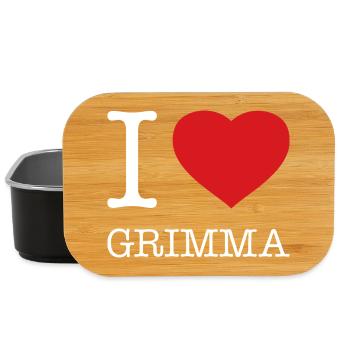 I LOVE GRIMMA - Lunch Box - Schwarz - Vorne