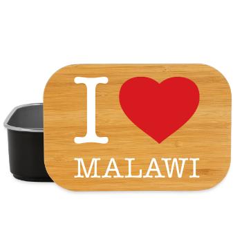 I LOVE MALAWI - Lunch Box - black - Front