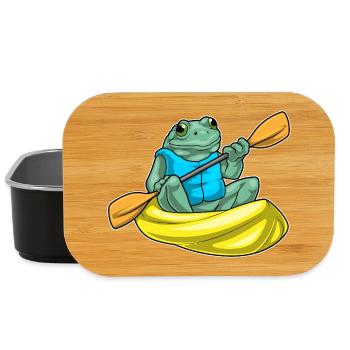 Frosch kleines Boot - Lunch Box - Schwarz - Vorne