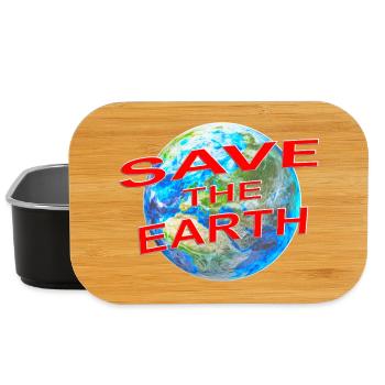 Save the Earth  - Lunch Box - Schwarz - Vorne