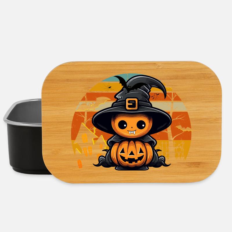 Halloween Sweet Pumpkin - Lunch Box - black