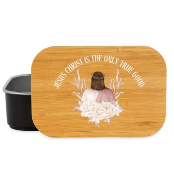 Jesus_christ_is_the_only_true_good - Lunch Box - black - Front