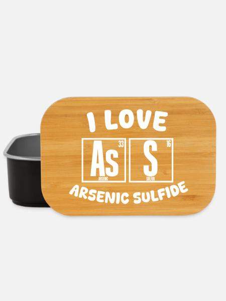 J’adore les sulfures d’arsenic - Boîte à goûter - noir