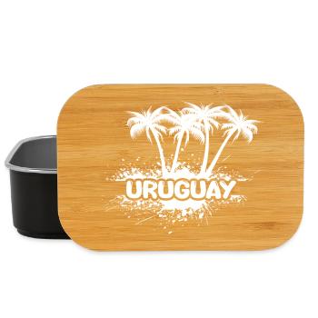 Party Uruguay - Lunch Box - black - Front