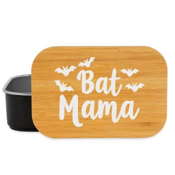 Bat Mama – Bat Mother Statement - Lunch Box - black - Front