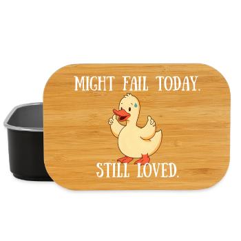 Might Fail Today - Still Loved - Lunch Box - Schwarz - Vorne