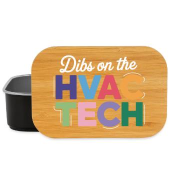 Lustiger HVAC Techniker Spruch Reparatur Experte - Lunch Box - Schwarz - Vorne