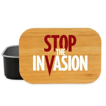 Stop The Invasion Against Aggression - Lunch Box - black - Front