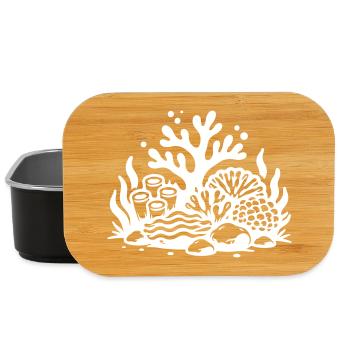 Coral Reef Ocean Coral Icon - Lunch Box - black - Front