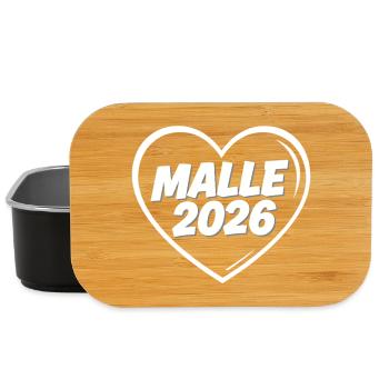 MALLE 2026 Party holiday in the heart - Lunch Box - black - Front