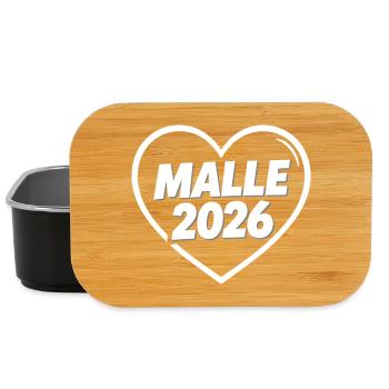 MALLE 2026 Party holiday in the heart - Lunch Box - black - Front