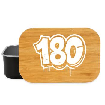 180 Dartsport Profi Outfit Volltreffer - Lunch Box - Schwarz - Vorne