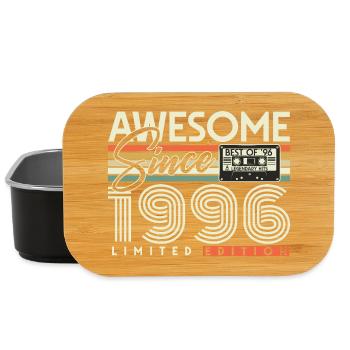Cadeau rétro pour le 30e anniversaire 1996 - Boîte à goûter - noir - Devant