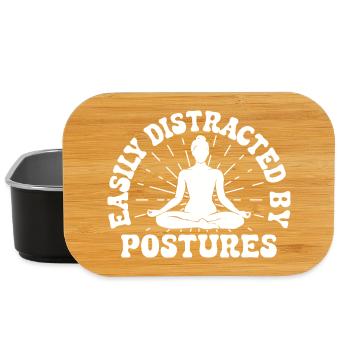 Pilates Enthusiasts Easily Distracted By Postures - Lunch Box - black - Front