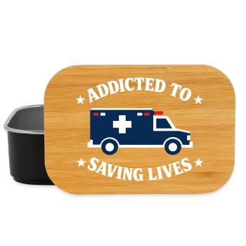 Intensivpflegesanitäter Advanced Emt Als Identity - Lunch Box - Schwarz - Vorne
