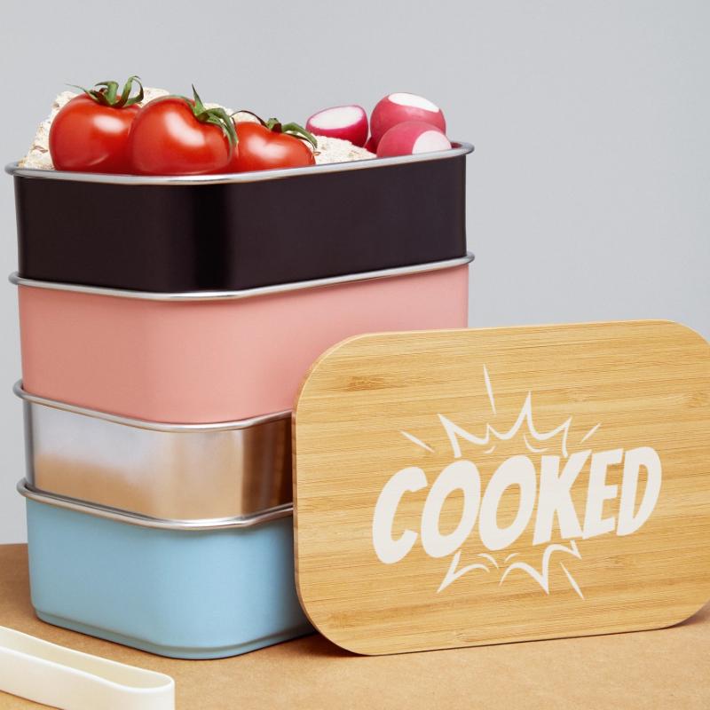 Cooked Explosive Comic Style Lunch Box