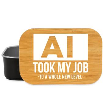 AI Took My Job Artificial intelligence  - Lunch Box - black - Front