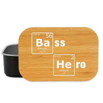Bass Hero PSE Éléments du tableau périodique Nerd - Boîte à goûter - noir - Devant