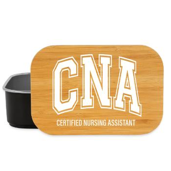 CNA Certified Nursing Assistant - Lunch Box - black - Front