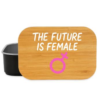 Female Saying Empowerment Girl Power - Lunch Box - black - Front