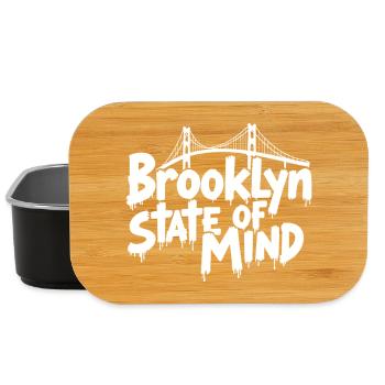 Brooklyn State of Mind Bridge New York NYC - Lunch Box - Schwarz - Vorne