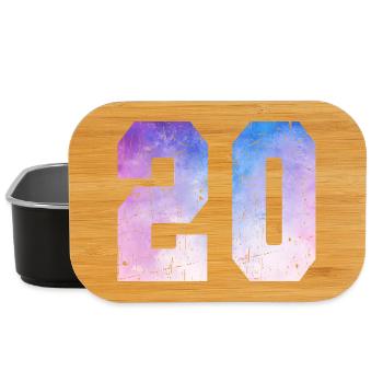 Ausgabe 20 – 20-jähriges Jubiläumsgeschenk - Lunch Box - Schwarz - Vorne