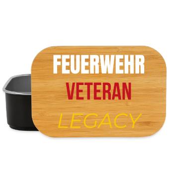 Feuerwehr Veteran – Legacy T‑Shirt - Lunch Box - Schwarz - Vorne