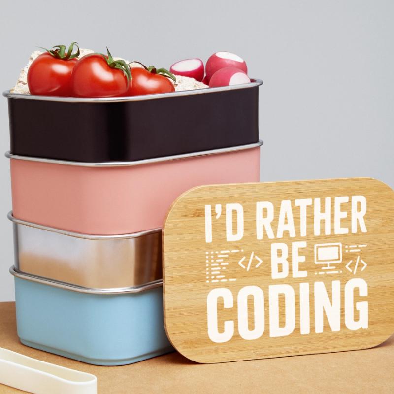 I'd Rather Be Coding Lunch Box
