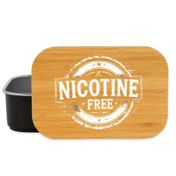 Nichtraucher Ex Raucher Nicotine Free - Lunch Box - Schwarz - Vorne
