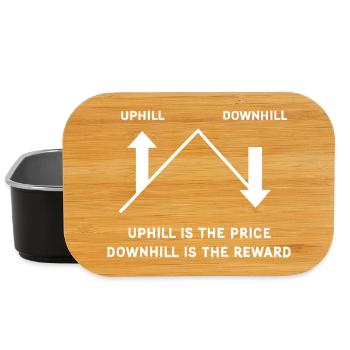 Gravity MTB: Uphill Is the Price, Downhill Reward - Lunch Box - black - Front