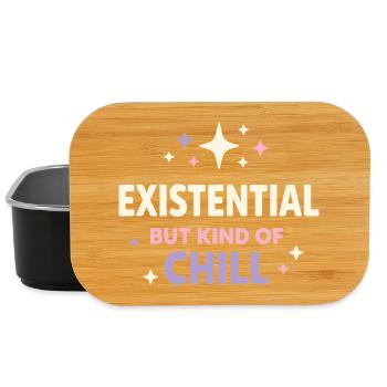 Existential humor, nihilism, humor, - Lunch Box - black - Front