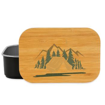 Moonlit Forest Tent - Lunch Box - black - Front