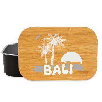 Bali comme jour férié - Boîte à goûter - noir - Devant