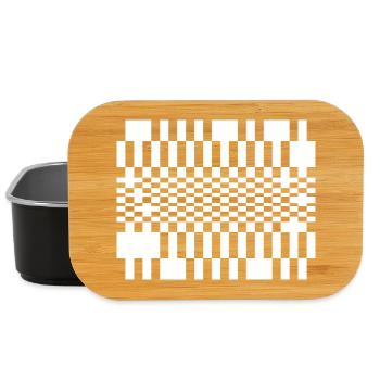 Optisches Wellengitter - Lunch Box - Schwarz - Vorne