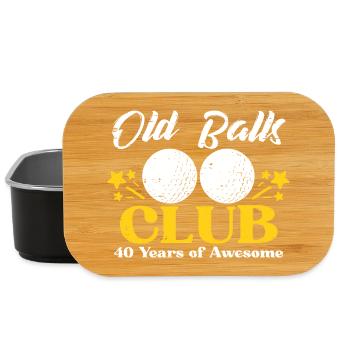 Old Bank Club 40 ans d’expérience géniale - Boîte à goûter - noir - Devant